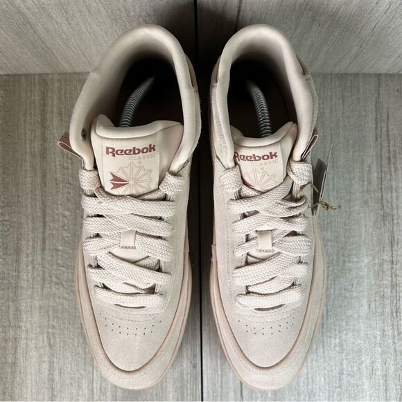 New Reebok Club C Geo Mid Canvas Chunky Platform Sneaker Womens Size 10.5 - Picture 6 of 11